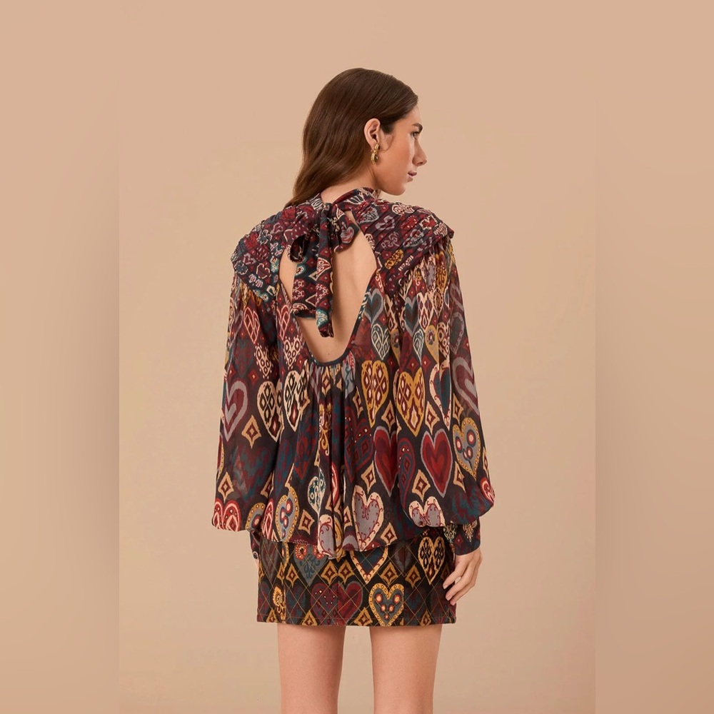 FARM Rio Multicolor Patterned Blouse - Picture 3 of 5